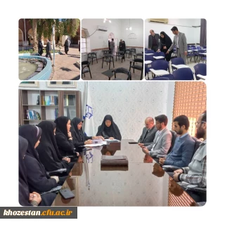 جلسه توجیهی عوامل اجرایی آزمون اصلح در پردیس حضرت فاطمه الزهرا(س) اهواز