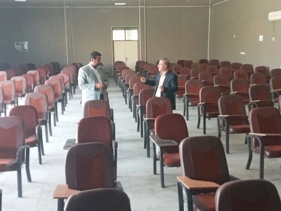 بازدید آقای دکتر صالحی سرپرست مدیریت امور پردیس های استان از روند آماده سازی امور آزمون اصلح در پردیس حضرت رسول اکرم(ص) 2