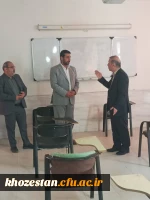 بازدید آقای دکتر صالحی سرپرست مدیریت امور پردیس های استان از روند آماده سازی امور آزمون اصلح در پردیس حضرت رسول اکرم(ص) 2