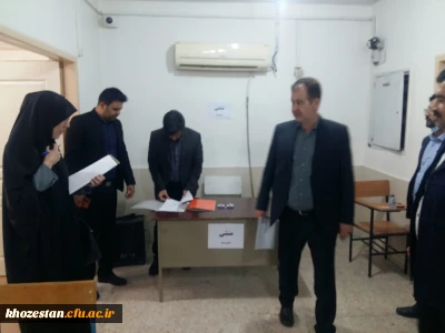 دانشگاه فرهنگیان استان خوزستان خبر داد:

بازدید آقای دکتر زمانیان و خانم دکتر خشکاب ناظران معاونت نظارت و ارزیابی سازمان مرکزی از حوزه های امتحانی آزمون اصلح مهارت آموزان ماده ۲۸ مراکز شمال استان خوزستان