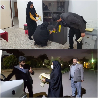 بازدید آقای دکتر زمانیان و خانم دکتر خشکاب ناظران معاونت نظارت و ارزیابی سازمان مرکزی از حوزه های امتحانی آزمون اصلح مهارت آموزان ماده ۲۸ مراکز شمال استان خوزستان 7