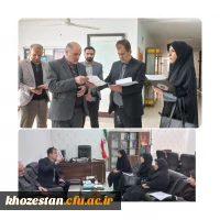 بازدید مسئولین و بازرسان سازمان مرکزی و مسئولان مدیریت استانی از حوزه برگزاری آزمون اصلح مهارت آموزان ماده ۲۸ پردیس حضرت فاطمه الزهرا(س) اهواز
