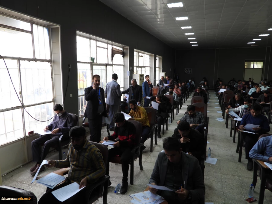 برگزاری آزمون جامع اصلح مهارت آموزان ماده 28 از ساعتی پیش پردیس حضرت رسول اکرم (ص) آغاز گردید 2