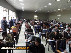 آزمون صلاحیت های حرفه ای مهارت آموزان ماده28 استخدامی سال 1400 آموزش و پرورش در دانشگاه فرهنگیان استان خوزستان برگزار گردید 3