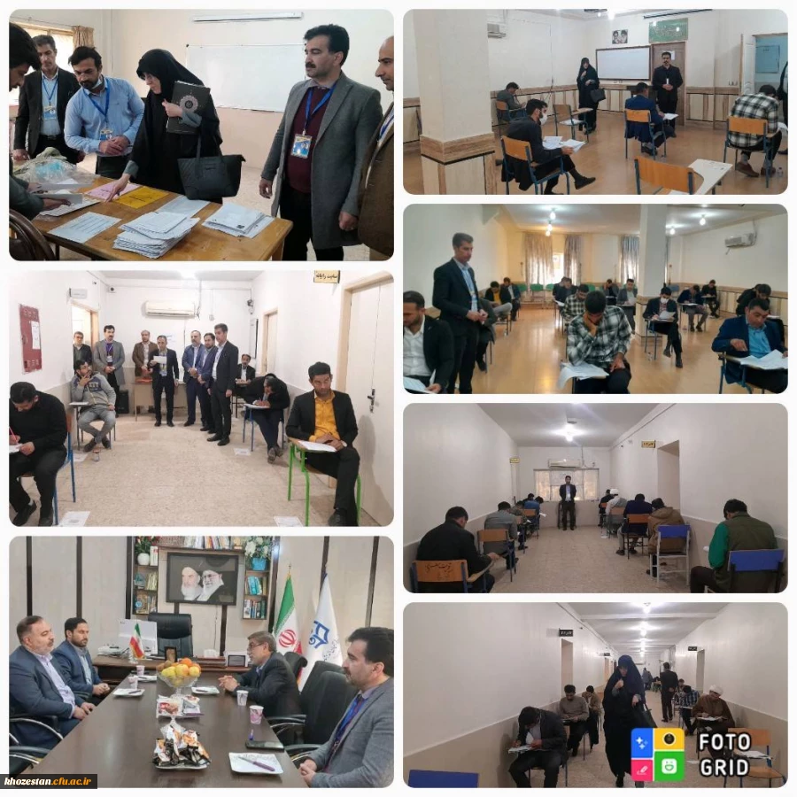 آزمون صلاحیت های حرفه ای مهارت آموزان ماده28 استخدامی سال 1400 آموزش و پرورش در دانشگاه فرهنگیان استان خوزستان برگزار گردید 8