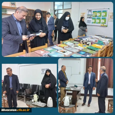 بازدید سرپرست مدیریت امور پردیس های استان خوزستان از پردیس حضرت فاطمه الزهرا(س) اهواز