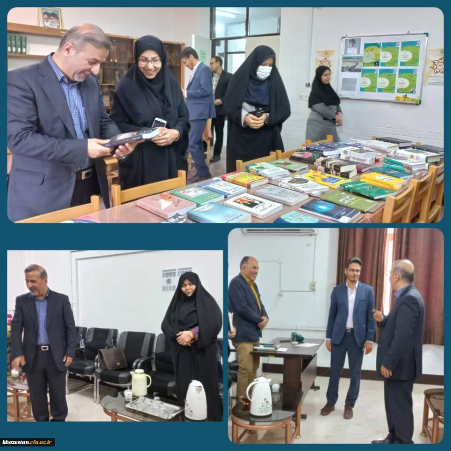 بازدید سرپرست مدیریت امور پردیس های استان خوزستان از پردیس حضرت فاطمه الزهرا(س) اهواز