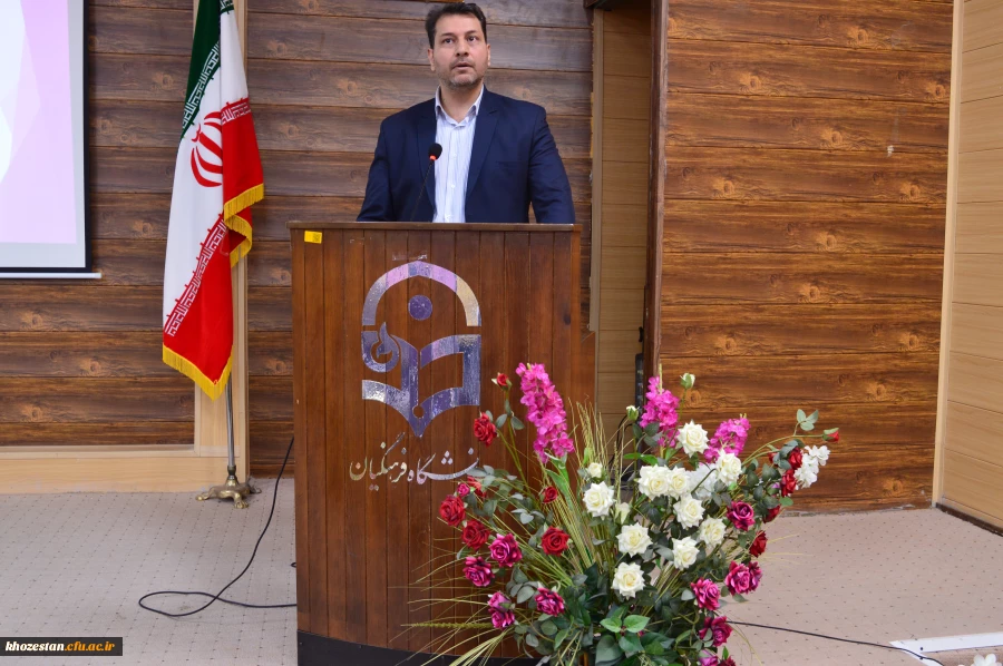 جلسه توجیهی هسته گزینش اداره کل آموزش و پرورش استان خوزستان با دانشجویان ورودی سال 1401 پردیس حضرت رسول اکرم (ص)برگزار گردید 2