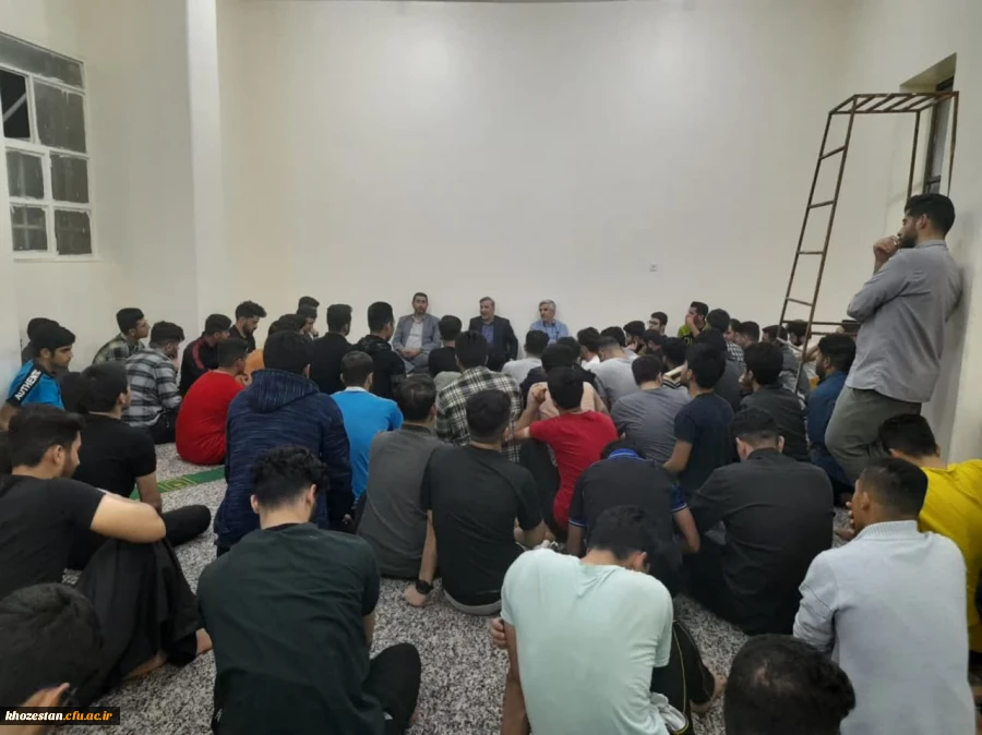 بازدید سر زده مدیریت محترم امور پردیس های استان از خوابگاه دانشجویی دکتر حسابی 2