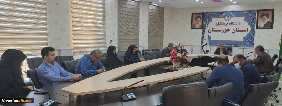 برگزاری اولین جلسه شورای اداری کارکنان مدیریت امور پردیس های استان خوزستان  2