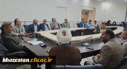 دیدارصمیمانه سرپرست مدیریت دانشگاه فرهنگیان خوزستان بااساتیدعضوهیئت علمی ومامورین آموزشی 4