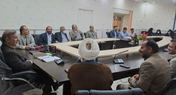 دیدارصمیمانه سرپرست مدیریت دانشگاه فرهنگیان خوزستان بااساتیدعضوهیئت علمی ومامورین آموزشی 4