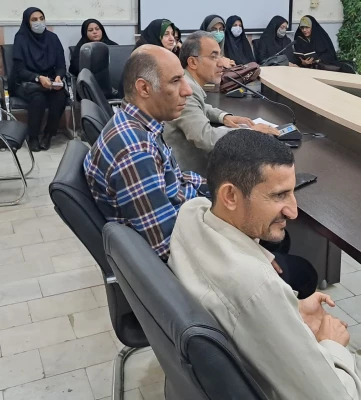 دیدارصمیمانه سرپرست مدیریت دانشگاه فرهنگیان خوزستان بااساتیدعضوهیئت علمی ومامورین آموزشی 6