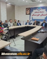 دیدارصمیمانه سرپرست مدیریت دانشگاه فرهنگیان خوزستان بااساتیدعضوهیئت علمی ومامورین آموزشی 7