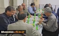 دیدارصمیمانه سرپرست مدیریت دانشگاه فرهنگیان خوزستان بااساتیدعضوهیئت علمی ومامورین آموزشی 9