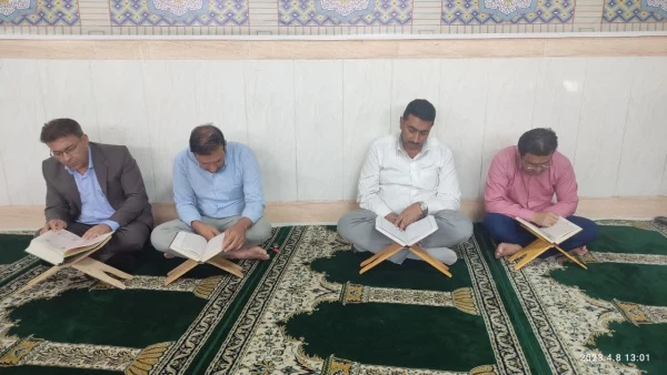 برگزاری مراسم جزخوانی قرآن کریم در پردیس حضرت رسول اکرم(ص)  2