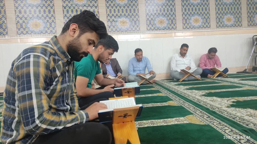 برگزاری مراسم جزخوانی قرآن کریم در پردیس حضرت رسول اکرم(ص)  2