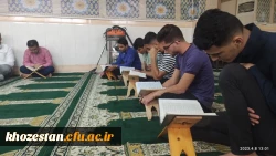 برگزاری مراسم جزخوانی قرآن کریم در پردیس حضرت رسول اکرم(ص)  2