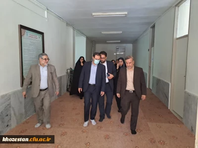 بازدید دکتر صحرائی سرپرست وزارت آموزش وپرورش  از پردیس های دانشگاه فرهنگیان استان خوزستان