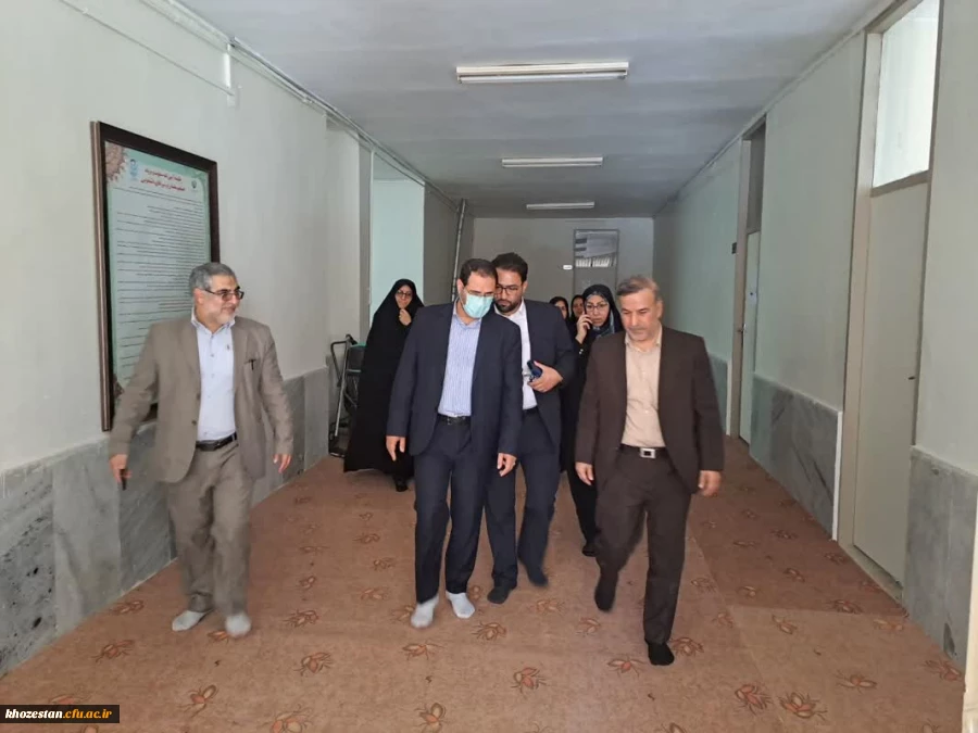 بازدید دکتر صحرائی سرپرست وزارت آموزش وپرورش  از پردیس های دانشگاه فرهنگیان استان خوزستان 2