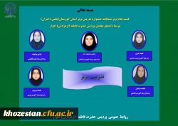 کسب مقام برتر مسابقات جشنواره تدریس برتر استان خوزستان(بخش دختران) توسط دانشجو معلمان پردیس حضرت فاطمه الزهرا(س) اهواز