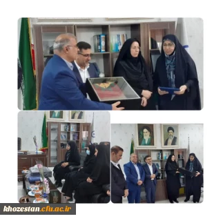 حضور رئیس کمیته امداد شرق اهواز در پردیس حضرت فاطمه الزهرا(س) اهواز