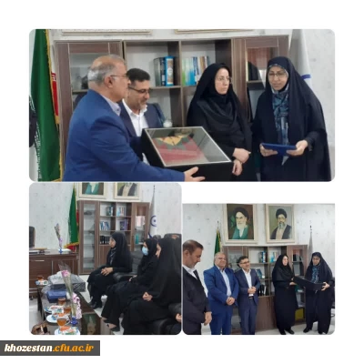 حضور رئیس کمیته امداد شرق اهواز در پردیس حضرت فاطمه الزهرا(س) اهواز