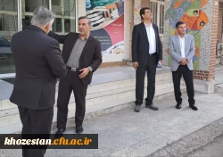 بازدید معاون و مدیرکل دفتر نظارت و ارزیابی سازمان مرکزی  از دانشگاه فرهنگیان استان خوزستان 2