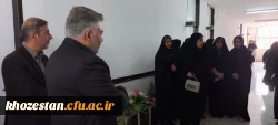 بازدید معاون و مدیرکل دفتر نظارت و ارزیابی سازمان مرکزی  از دانشگاه فرهنگیان استان خوزستان 3