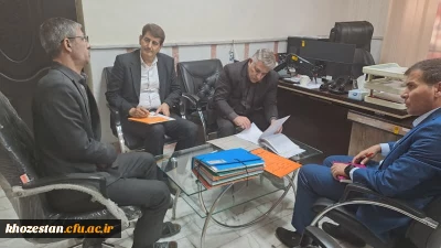 گزارش بازدید دو روزه سرپرست معاونت نظارت،ارزیابی و تضمین کیفیت دانشگاه فرهنگیان از استان خوزستان 