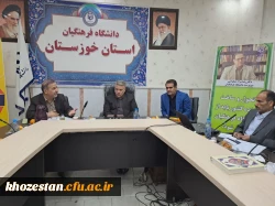 گزارش بازدید دو روزه سرپرست معاونت نظارت،ارزیابی و تضمین کیفیبت دانشگاه فرهنگیان از استان خوزستان  3