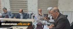 برگزاری جلسه شورای مدیریت،نظارت و توسعه منابع انسانی دانشگاه فرهنگیان استان خوزستان  4