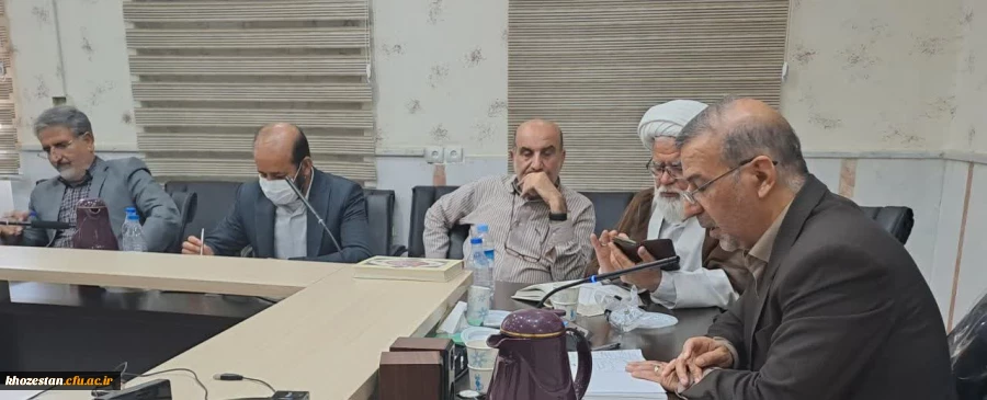 برگزاری جلسه شورای مدیریت،نظارت و توسعه منابع انسانی دانشگاه فرهنگیان استان خوزستان  4