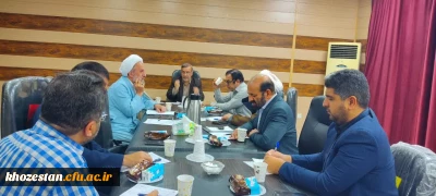 جلسه مشترک اعضای هیات علمی گروه علوم تربیتی و معارفه آقای احمد ملکی پور به عنوان مدیر گروه