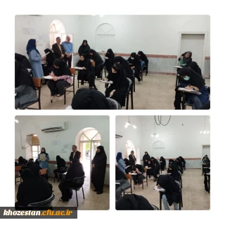 بازدید دکتر صالحی از روند برگزاری آزمون کشوری نظریه های یادگیری دانشجویان ورودی ۱۴۰۱