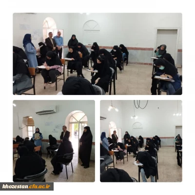 بازدید دکتر صالحی از روند برگزاری آزمون کشوری نظریه های یادگیری دانشجویان ورودی ۱۴۰۱