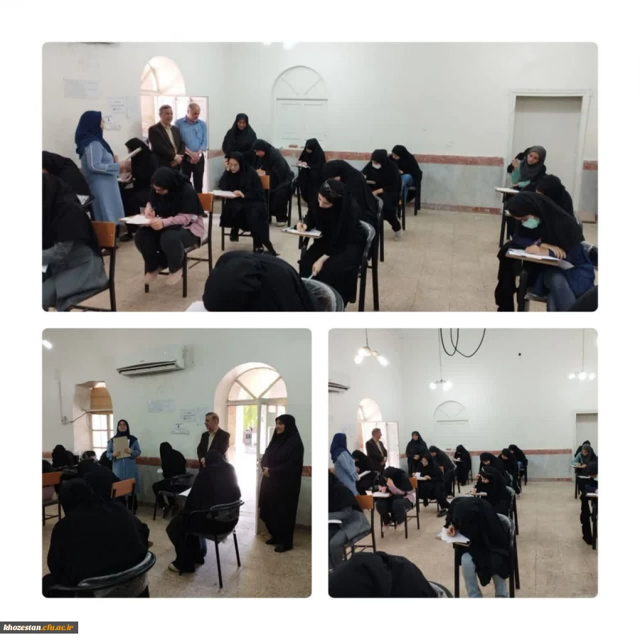 بازدید دکتر صالحی از روند برگزاری آزمون کشوری نظریه های یادگیری دانشجویان ورودی ۱۴۰۱