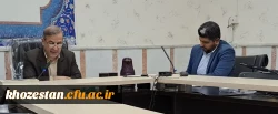 برگزاری چلسه مدیران گروه  با مدیر دانشگاه فرهنگیان استان خوزستان 2