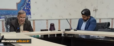 در دانشگاه فرهنگیان استان خوزستان برگزار گردید:

برگزاری جلسه مدیران گروه  با مدیر دانشگاه فرهنگیان استان خوزستان