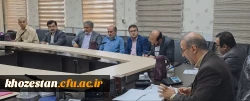 جلسه شورای مدیریت،نظارت و توسعه منابع انسانی دانشگاه فرهنگیان استان خوزستان  2