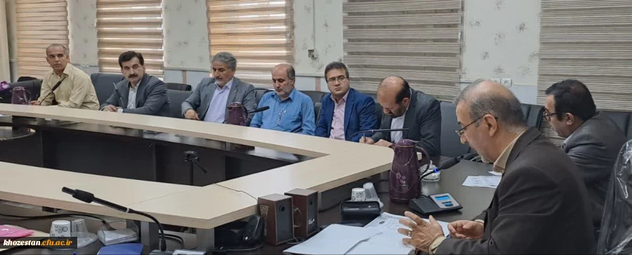 جلسه شورای مدیریت،نظارت و توسعه منابع انسانی دانشگاه فرهنگیان استان خوزستان  2