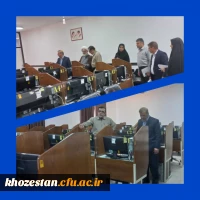 بازدید دکتر صالحی سرپرست مدیریت امور پردیس های استان خوزستان از سایت پردیس حضرت فاطمه الزهرا(س) اهواز