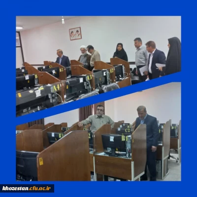 بازدید دکتر صالحی سرپرست مدیریت امور پردیس های استان خوزستان از سایت پردیس حضرت فاطمه الزهرا(س) اهواز