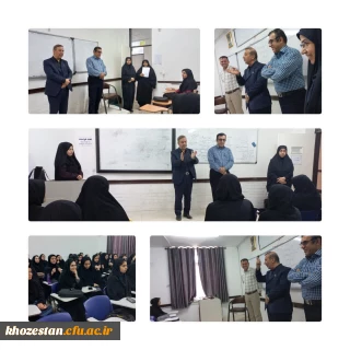 بازدید سرپرست مدیریت امور پردیس های استان خوزستان از ترم تابستانه در پردیس حضرت فاطمه الزهرا(س) اهواز