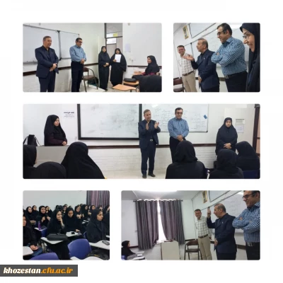 بازدید سرپرست مدیریت امور پردیس های استان خوزستان از ترم تابستانه در پردیس حضرت فاطمه الزهرا(س) اهواز