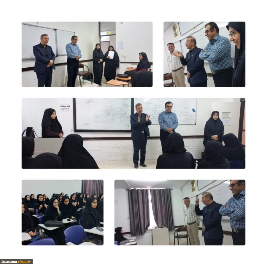 بازدید سرپرست مدیریت امور پردیس های استان خوزستان از ترم تابستانه در پردیس حضرت فاطمه الزهرا(س) اهواز