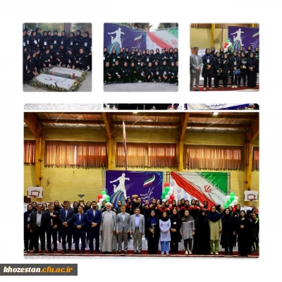 درخشش کاروان ورزشی دختران دانشجومعلم دانشگاه فرهنگیان خوزستان