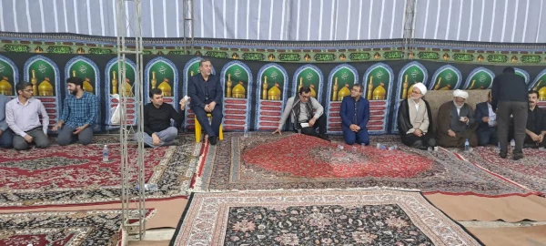 برگزاری مراسم افتتاحیه موکب دانشگاه فرهنگیان استان خوزستان در مرز چذابه با حضور معاون فرهنگی دانشگاه فرهنگیان 4