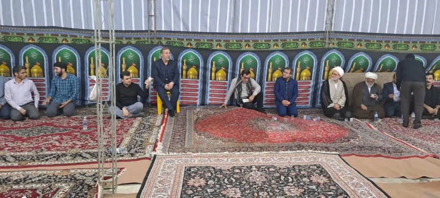 برگزاری مراسم افتتاحیه موکب دانشگاه فرهنگیان استان خوزستان در مرز چذابه با حضور معاون فرهنگی دانشگاه فرهنگیان 4