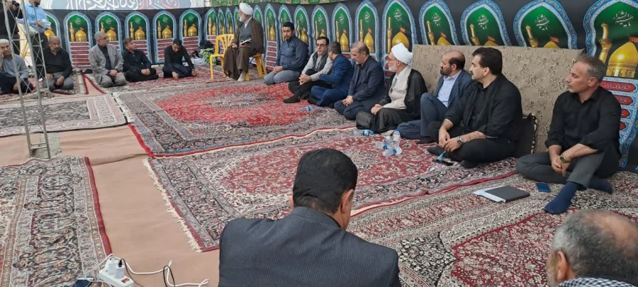 برگزاری مراسم افتتاحیه موکب دانشگاه فرهنگیان استان خوزستان در مرز چذابه با حضور معاون فرهنگی دانشگاه فرهنگیان 6